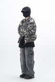 Ricot Shirring Camo MA-1 Jumper