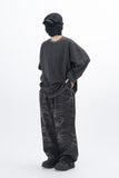 Cell Stone Washed Waffle Long Sleeve T-Shirt
