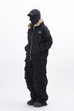 Rebe Raccoon Hooded Zip-Up