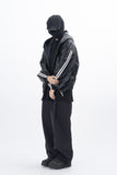 Viter Leather Track Hooded Jacket