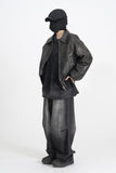 Mekhi Clan Leather Jacket