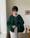 [BAONHOUSE] Colin cotton round cardigan