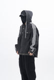 Merence Hooded Denim Shirt