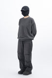 Black Cat Mood Pigment Sweatshirt