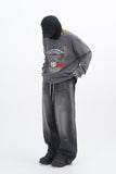 Newferel Three Line Wide Denim