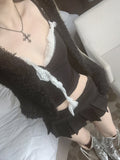 Taronz Long Lace Top