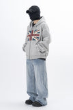 Vintage UK Fleece Hooded Zip Up