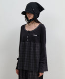 Check Sleep Long Sleeve