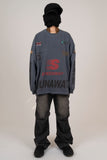 Attractive Pigment Long Sleeve T-shirt
