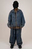 Noah Belted Setup Denim