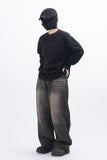 Risity Knee-Cut Curved Denim