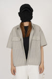Kisa Pocket Crop Check Shirt