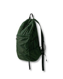 Nylon Layered Crop Hoodie & Rib Nylon Packable Backpack