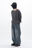 Onic pintuck balloon wide denim