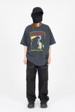 Crack Vintage Washing Short Sleeve T-Shirt