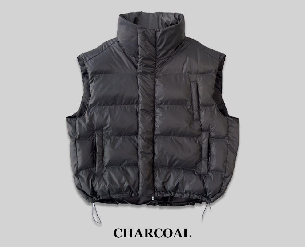 【KOOLOSET】Recycle Wellon Padding Vest KOOLOSET (クロゼット) - リサイクルウェロンダウンベスト