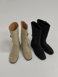 Edith Belt Suede Boots