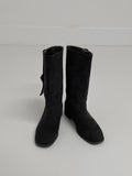 Edith Belt Suede Boots