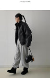[Quilting/unisex] Deep Leather Overfit Blouson