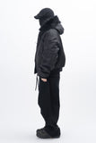 Tenny Fur Hooded Crop Jacket