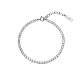 H edition Silver (W) Tennis Bracelet 2.5mm