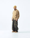 Camo Ripstop Damage Carpenter Wide Pants