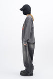 Newferel Three Line Wide Denim