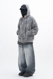 Voda Water Printing Zip-up