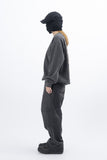 Black Cat Mood Pigment Sweatshirt
