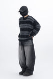 Kera Hairy Stripe Knit