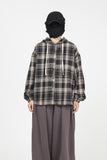 Peko Hooded Check Shirt