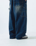 Brush Washed Double Knee Denim Pants