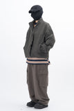 Perna Sand Incision Nylon Windbreaker