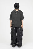 Porti Dangara Pigment Collar Short Sleeve T-shirt