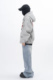 Vintage UK Fleece Hooded Zip Up