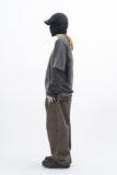 Eco Knee Incision Curved Wide Pants