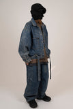 Noah Belted Setup Denim
