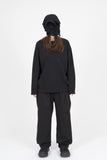 Basic Cotton Two Tuck Wide Pants