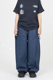 Pote Snap Denim Balloon Pants