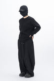 Meiji semi-crop long-sleeved T-shirt