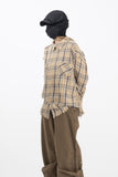 Neble Biowashing Check Shirt