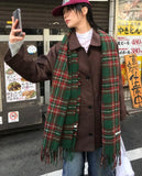 POCKET SUEDE HALF COAT
