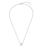Nova Silver (W) Full Pave Necklace