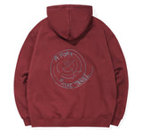 time travel Embroidery Brushed Hood