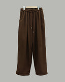 Corduroy Mink String Banding Pants