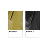Glossy Crop Collar Jacket