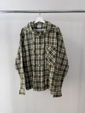 Mont hooded checkered shirt