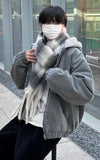 Fleece Dyed Hooded Jumper