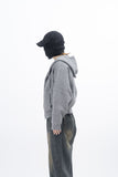 Idos Hooded Knit Zip-up