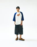 [AG] Hotdog Graphic Ringer Half Tee